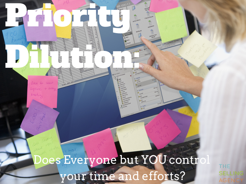 Priority Dilution - There just aren't enough hours in the day to do the important stuff
