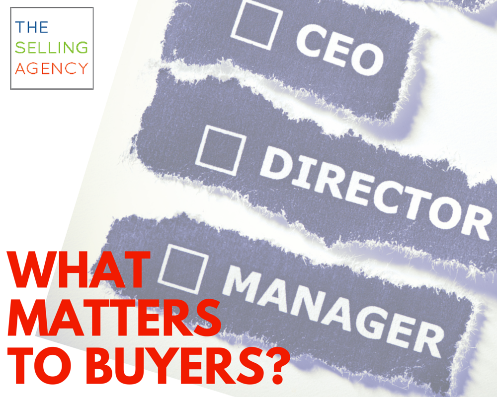 what matters to buyers