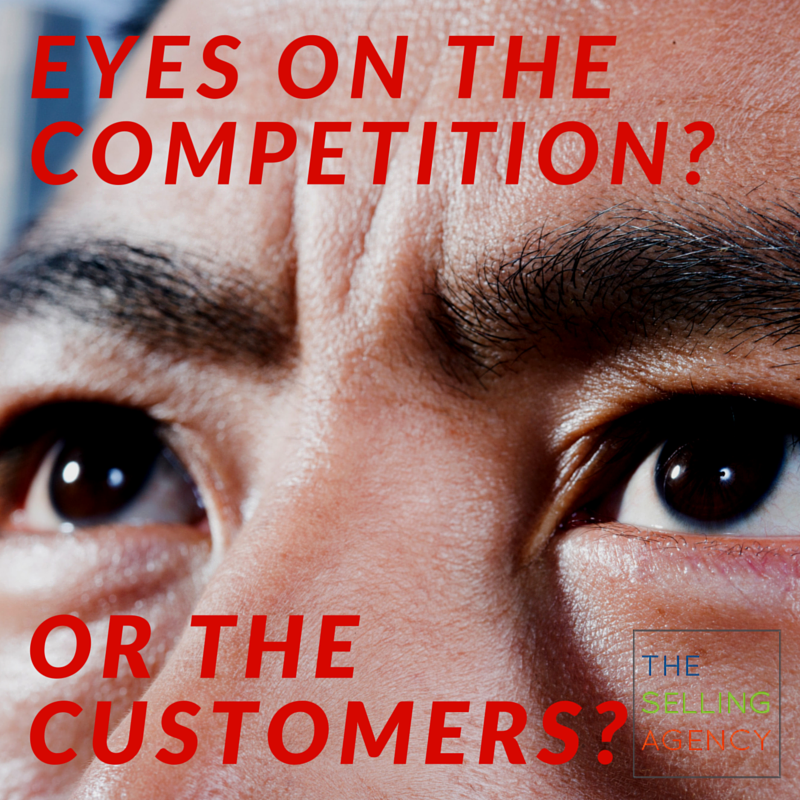 Are your eyes on the competition or your customers? What you SHOULD obsess about in your business.