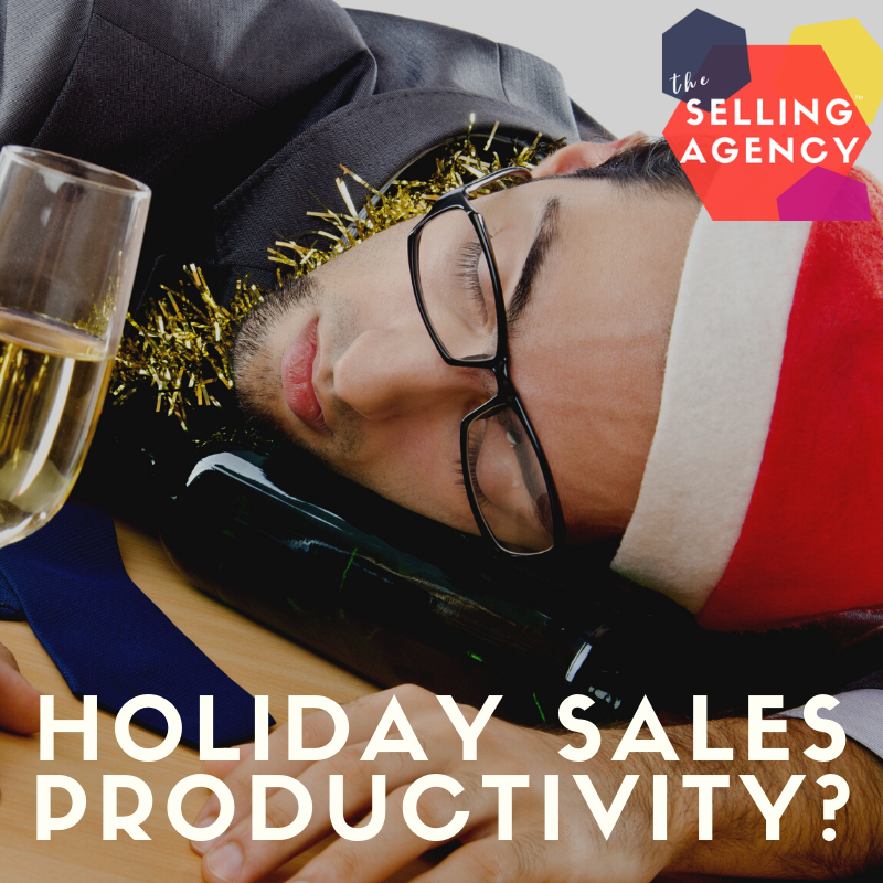 How do Salespeople stay productive during the Holidays