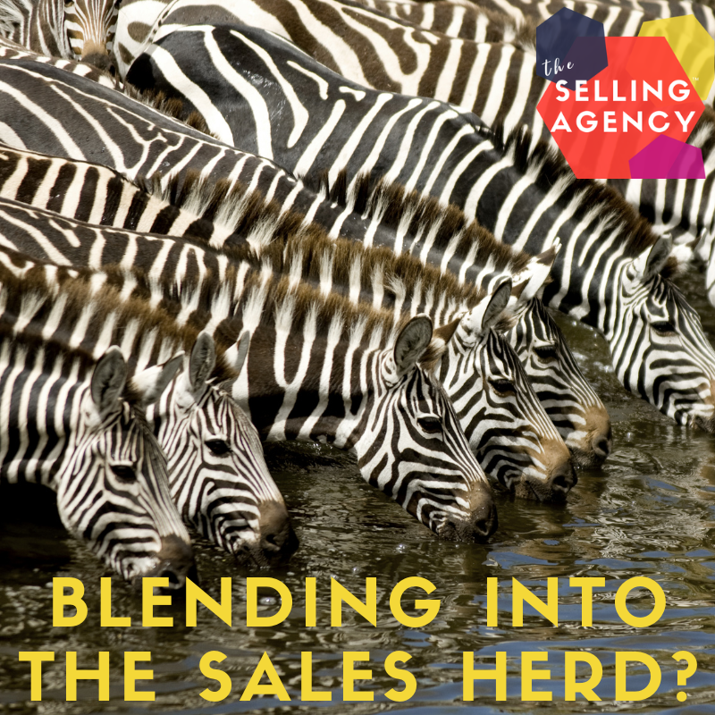 Are you blending into the sales herd?