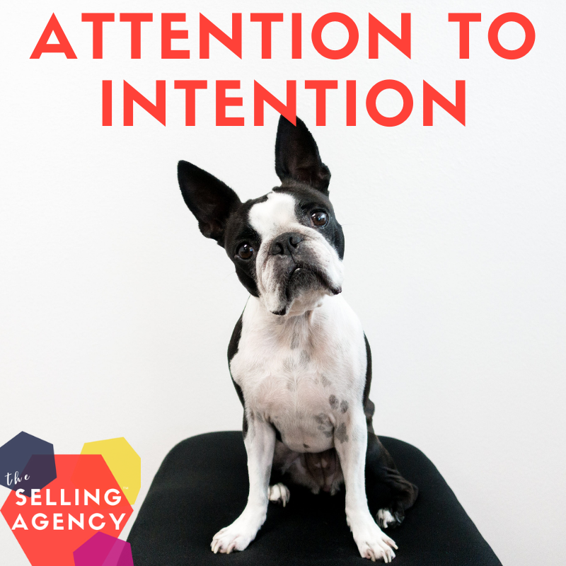 Sellers, Pay Attention to your Intention
